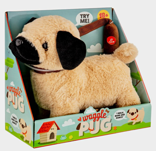 Waggle pug electronic - waggle, pet