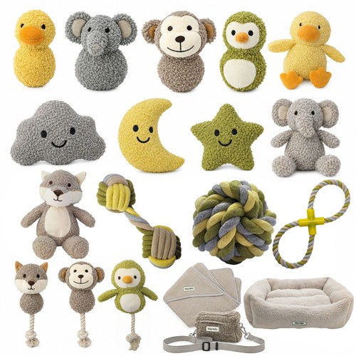 Hugglepets tiny tails dog - dog, toy