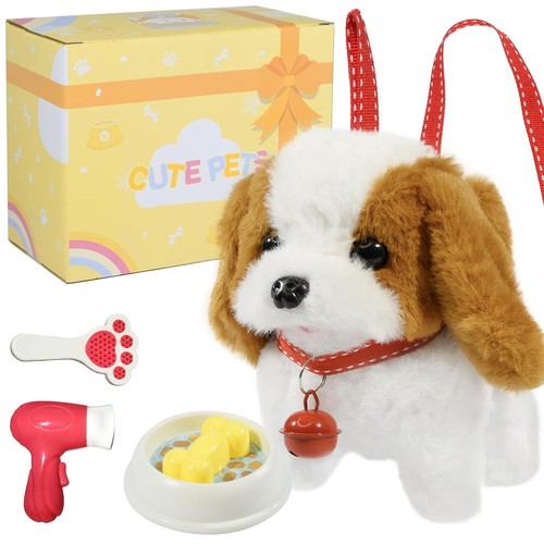 Plush toys walking - walking, dog