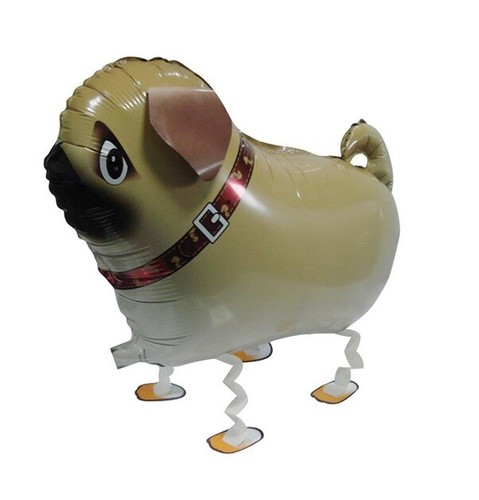 Pug balloon dog walking pet - dog,