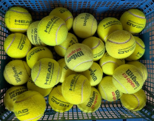 Branded tennis balls vgc - 30,